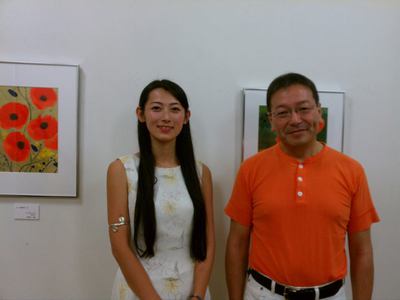 横井照子ひなげし美術館でコンサートでした。