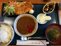 写楽「カレー＆ささみフライ定食」♪ 2017/03/26 19:32:20