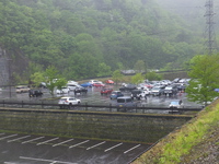 昨日は一日雨降りの天気、沢渡・上高地