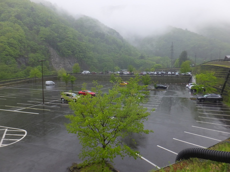 昨日は一日雨降りの天気、沢渡・上高地