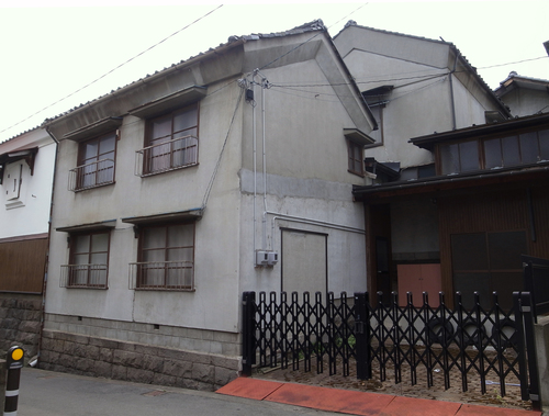 岩石町　元学生下宿と元住居と元魚屋