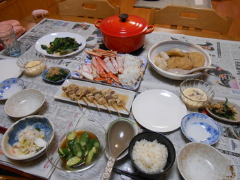 昨日の晩ご飯