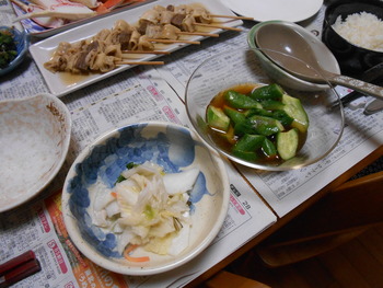 昨日の晩ご飯