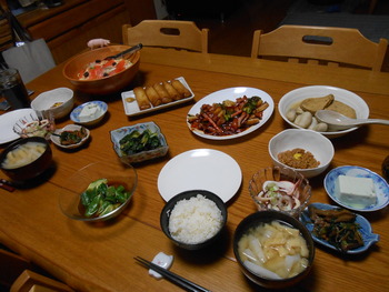 ある日の夕食