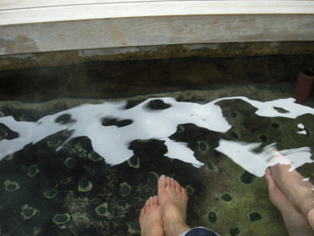 ♪足湯♪