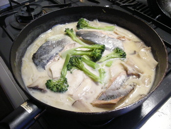 鮭のクリーム煮