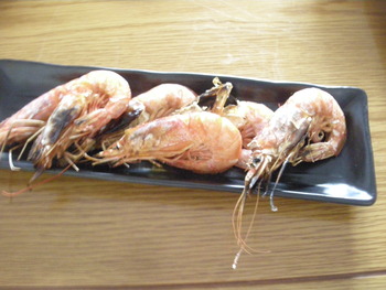 エビの塩焼き