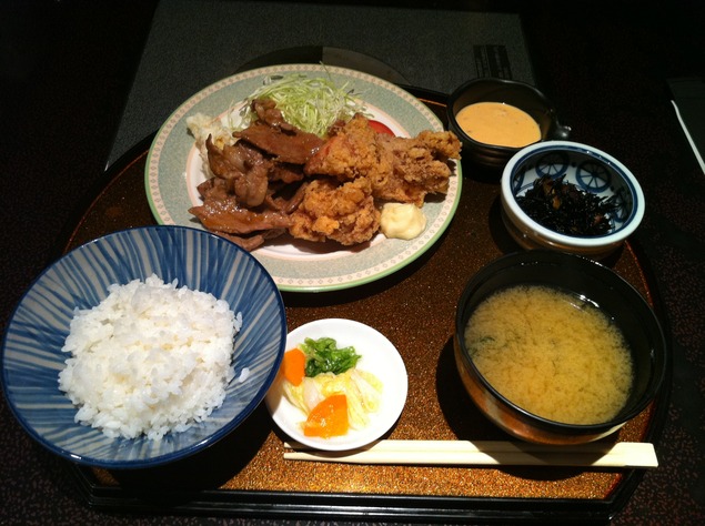 新三よし 本日のコンビ御膳