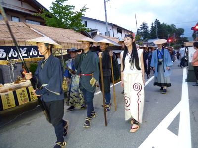 7月30日(土)報告★野沢温泉村 森林観察会〜飯島町 行灯市