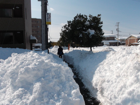 雪の壁