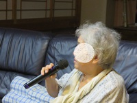 大婆ちゃんと2人ｶﾗｵｹしました。