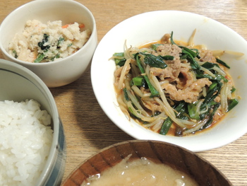 今日の夕ご飯 (8/31 MON)