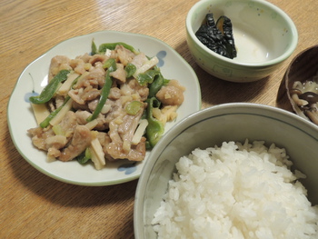今日の夕ご飯 (9/8 TUE)