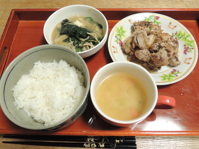 今日の夕ご飯 (11/10 TUE)