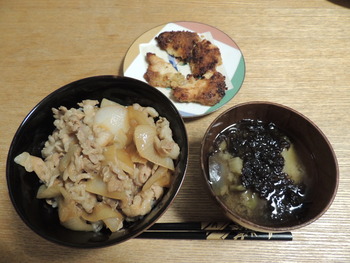 今日の夕食 (8/9 FRI)