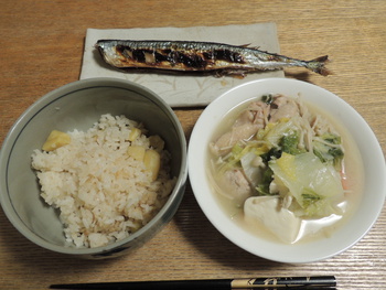 今日の夕ご飯 (10/28 MON)