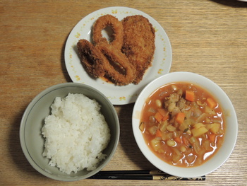 今日の夕ご飯 (2/16 SUN)