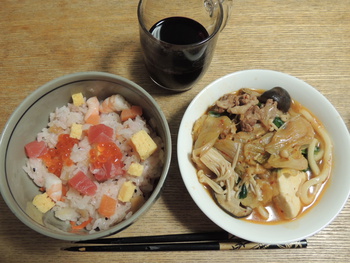 今日の夕ご飯 (3/2 SUN)