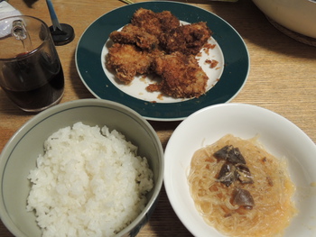 今日の夕ご飯 (3/11 TUE)