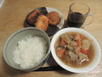 今日の夕ご飯 (3/3 TUE)