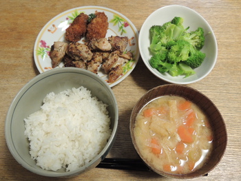 今日の夕ご飯 (3/26 THU)