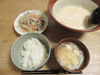 今日の夕ご飯 (7/1 TUE)