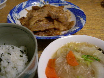 今日の夕食 (3/5 TUE)