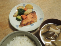 今日の晩ご飯 (8/4 TUEI)