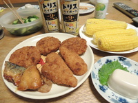 今日の晩ご飯 (8/5 WED)