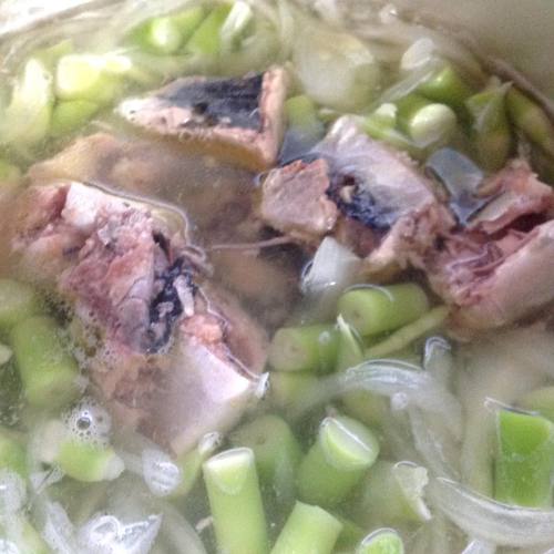【郷土料理】　根曲がり竹のお味噌汁