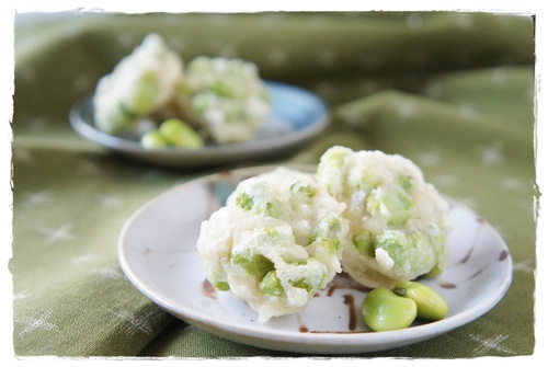 【御紹介】　カネマツさまのお取扱いお野菜　「枝豆の天ぷら」