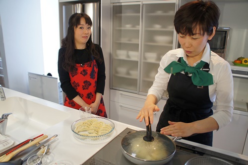 3時は！ららら♪　高野豆腐と野菜の餃子