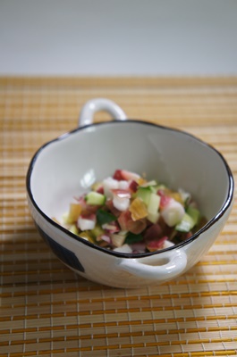 3時は！ららら♪　蒸したこと野菜のやたら風