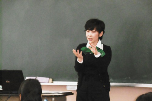 【講演】　母校（高校）にて「野菜ソムリエ」職業講話
