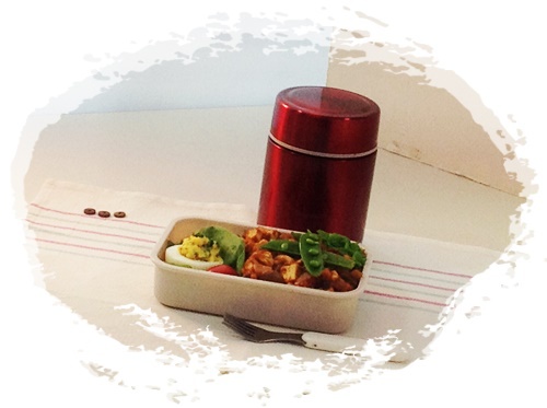 3時は！ららら♪　野菜たっぷりドライカレー弁当