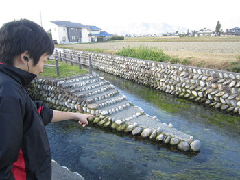 安曇野名所巡り(1)　ワニ岬