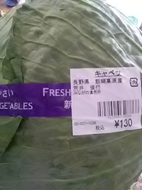飯綱高原産キャベツ他／あもり農産物直売所／２１年９月２３日