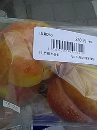 桃２５０円／長野電鉄須坂駅売店／２１年９月１１日