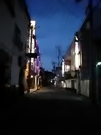 権堂に灯りが戻ってきた！／２１年９月１３日午後６時半頃
