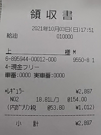 ガソリン／１週間で７円高／１Ｌ１５４円／セルフ玉井川中島