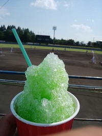 かき氷／ドネルゲバブ／グランセローズスタジアムグルム／７月２２日