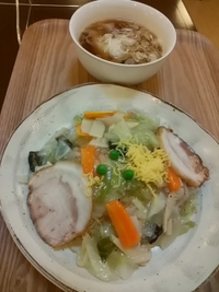 ぱれあＣｏＣｏ食堂／８月６日湯～ぱれあ内オープン／あんかけ焼きそば