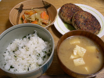 今日の夕食 (12/21 WED)