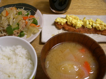 今日の夕食 (12/15 SAT)