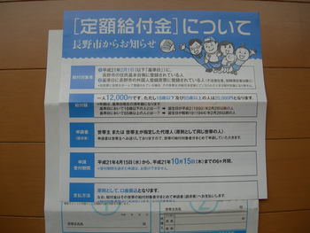 定額給付金