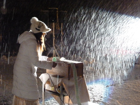 すごい！！　高山村　『冬ほたる』でのライブ♪