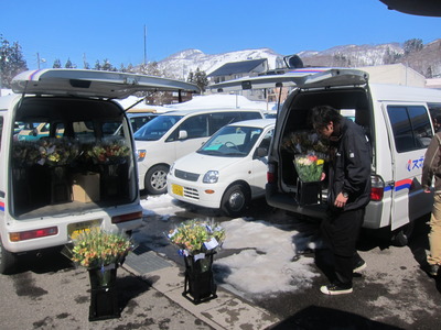 栄村被災地へお花を届けて元気を贈ろう！プロジェクト