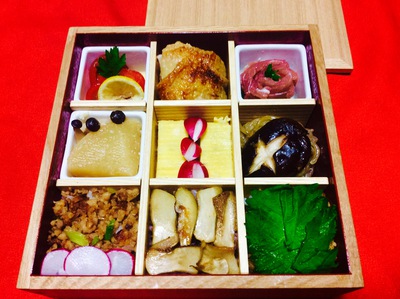 歌舞伎座のお弁当9品目