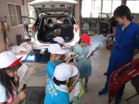 子供たちと一緒に地域探検！