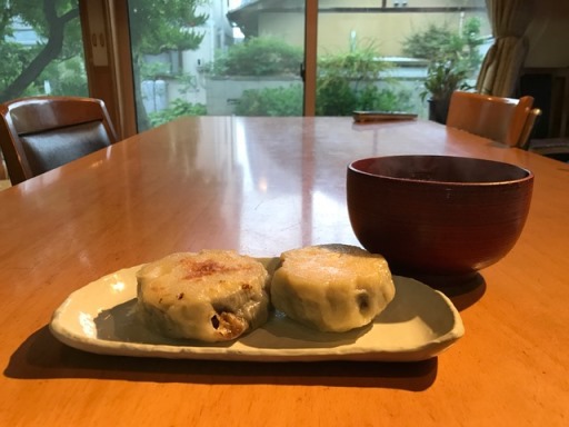 朝からおやき